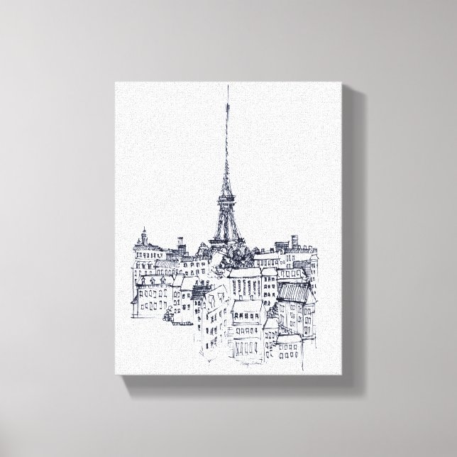 Toile Tour Eiffel (Recto)