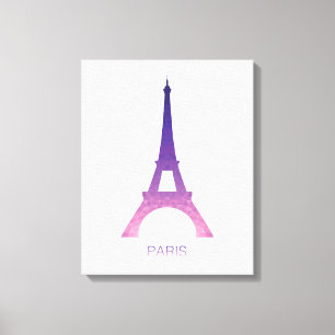 Toile Tour Eiffel Abstraite