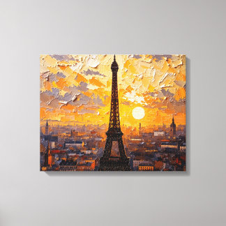 Toile Tour Eiffel Paris Canvas Art Mur