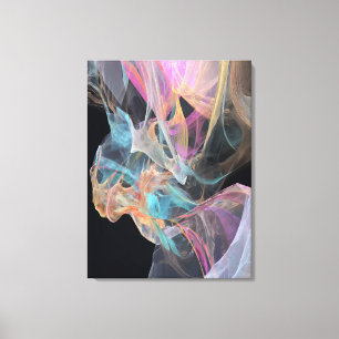 Toile Tourbillon de Fil Iridescent Turquoise Magenta Lum