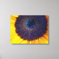Tournesol avec Centre Bleu Closeuse Art