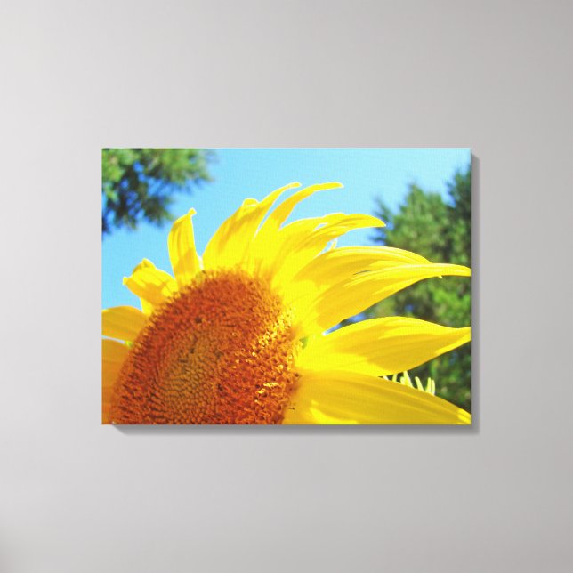 Toile Tournesol Canvas Art panneaux d'impression Fleurs (Recto)