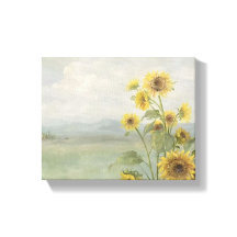 Tournesol moderne Image aquarelle et personnalisée