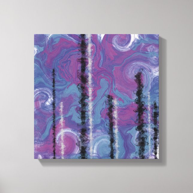 Toile Tours de cristal sur l'AJO Abstrait (Recto)