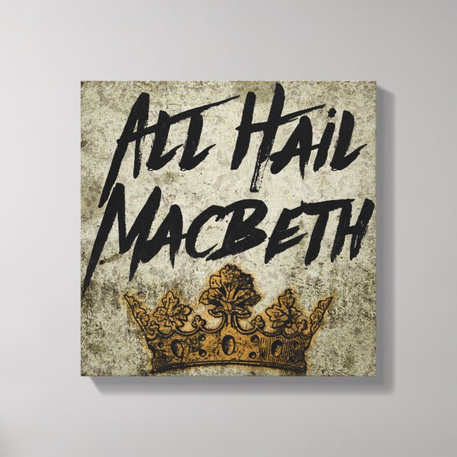 Toile Tous Hail Macbeth (Recto)