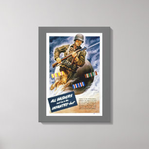 Toile Tous les soldats ne peuvent pas être dans