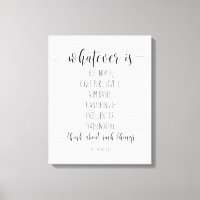Tout ce qui est vrai Noble droit, Philippiens 4:8