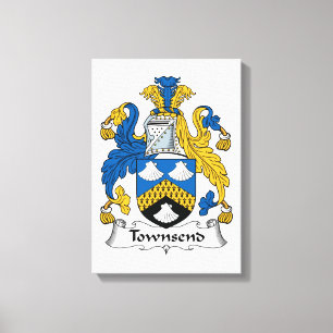 Toile Townsend Family Crest