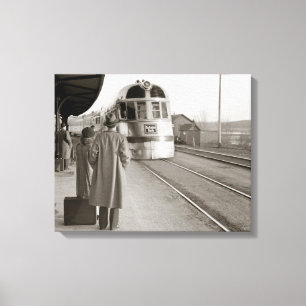 Toile Train Burlington Zephyr, 1940