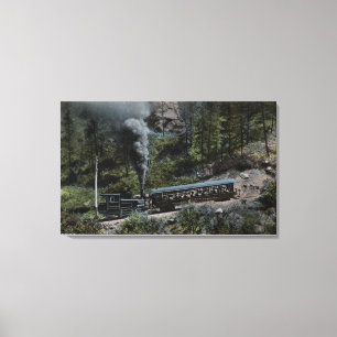 Toile Train de roue de dent s'élevant