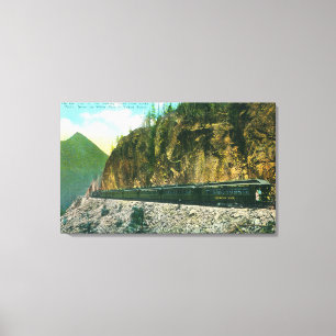 Toile Traînée au nord de point rocheux, de passage bla