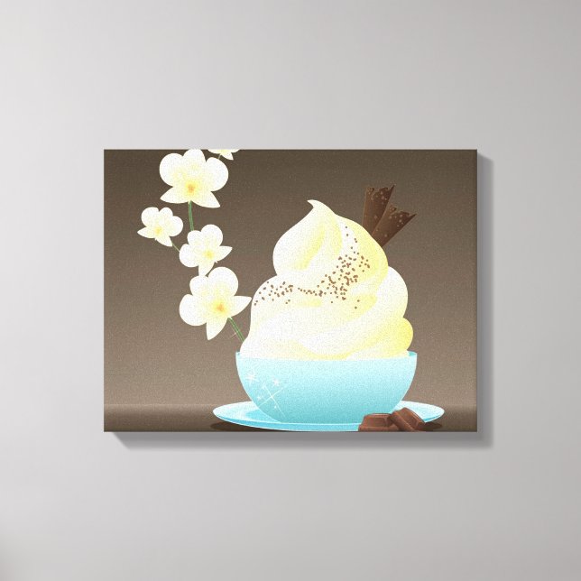 Toile Traitement de la crème glacée (Recto)