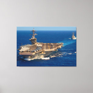 Toile TRANSPORTEUR D'AÉRONEF AMÉRICAIN - CVN-71 32x48
