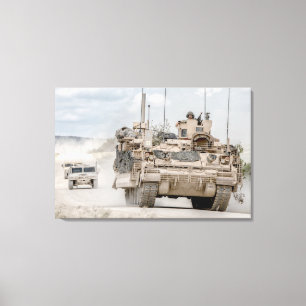 Toile TRANSPORTEUR DE PERSONNEL ARMÉ - M2 Bradley 24x36