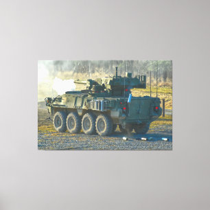Toile TRANSPORTEUR DE PERSONNEL ARMÉ - Stryker 40x60