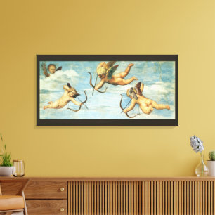 Toile Triomphe de Galatée détail des Anges par Raphael S