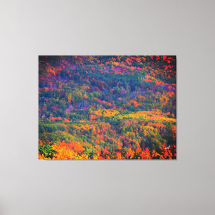 Toile Triptyque des couleurs d'octobre