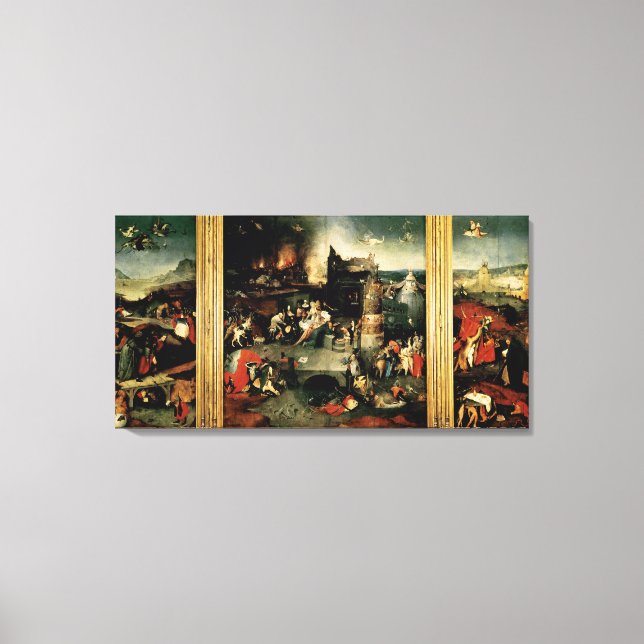 Toile Triptyque : La tentation de saint Antoine (Recto)