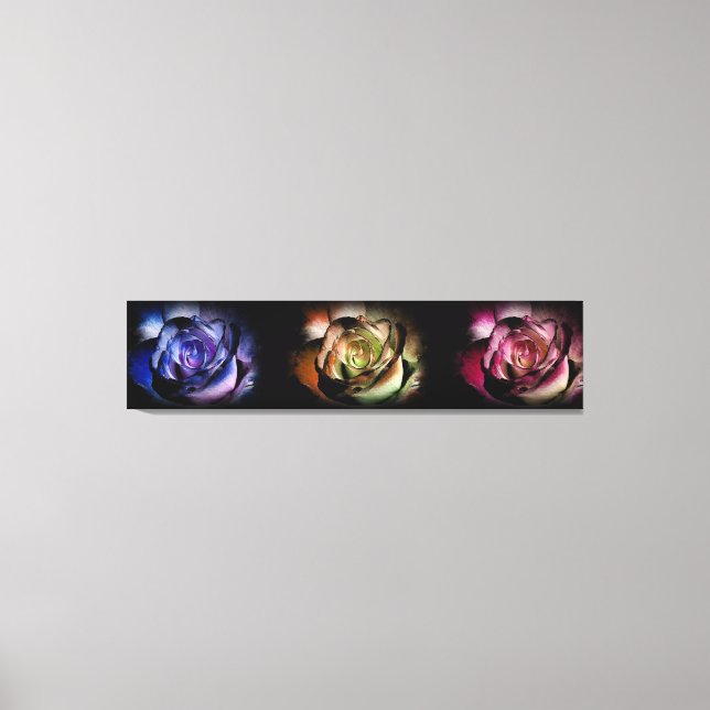 Toile Triptyque rose (Recto)