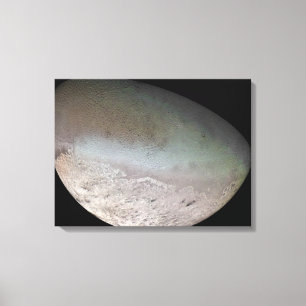 Toile Triton, la plus grande lune de la planète Neptune