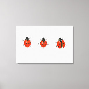 Toile Trois coccinelles 2013