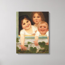 Trois enfants à la fenêtre