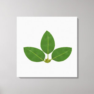 Toile Trois Feuilles de Green Bay modernes