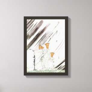 Toile Trois princes à Blue Mountain par Kay Nielsen