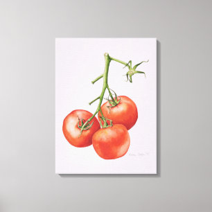 Toile Trois tomates sur la vigne 1997