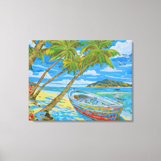 Toile Tropical Scene photo Canvas Print