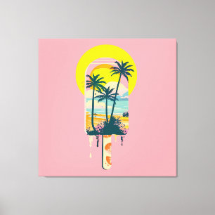 Toile Tropical Summer Sunset Sweets Paradise