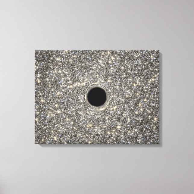 Toile Trou Noir Supermassif Au Milieu D'Une Galaxie. (Recto)