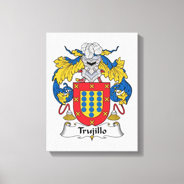 Toile Trujillo Famille Crest (Recto)