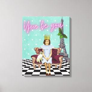 Toile Tu Es L'Autonomie De L'Art Pop Girl