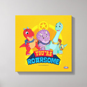 Toile Tu es Roarsome Dino Ranch