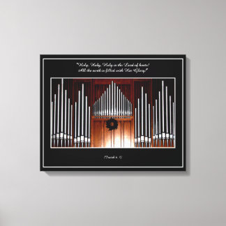 Toile Tubes d'organes "Saint, Saint, Saint..." Toiles te