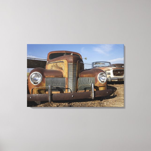 Toile Tucumcari, Nouveau-Mexique, États-Unis. Route 66. (Recto)