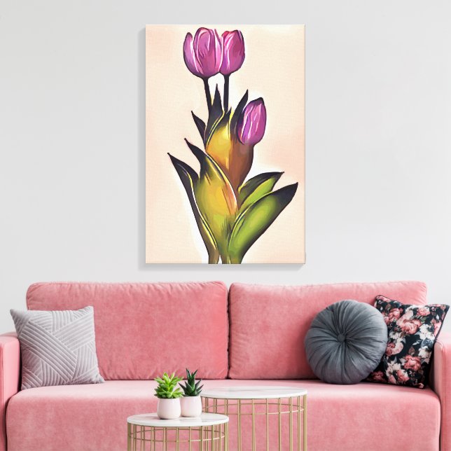 Toile Tulip (Insitu(Salon))