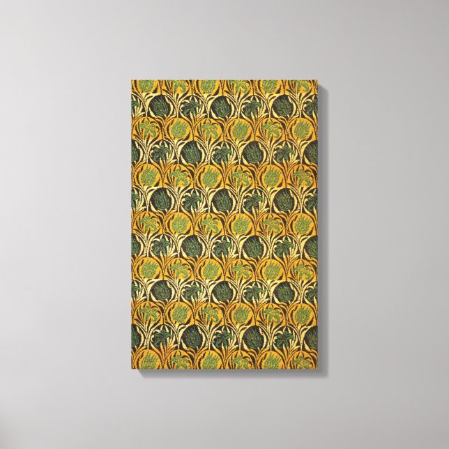 Toile Tulip et Lily Motif (par William Morris) (Recto)