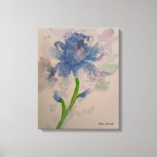 Toile Tulipes bleues