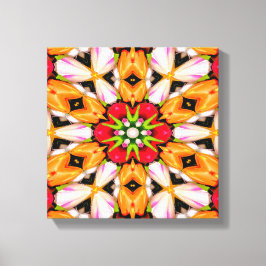 Toile Tulips Bouquet Motif