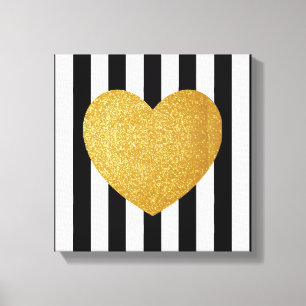 TOILE TUMBLR MUR ART OR PARTIES SCINTILLANT COEUR