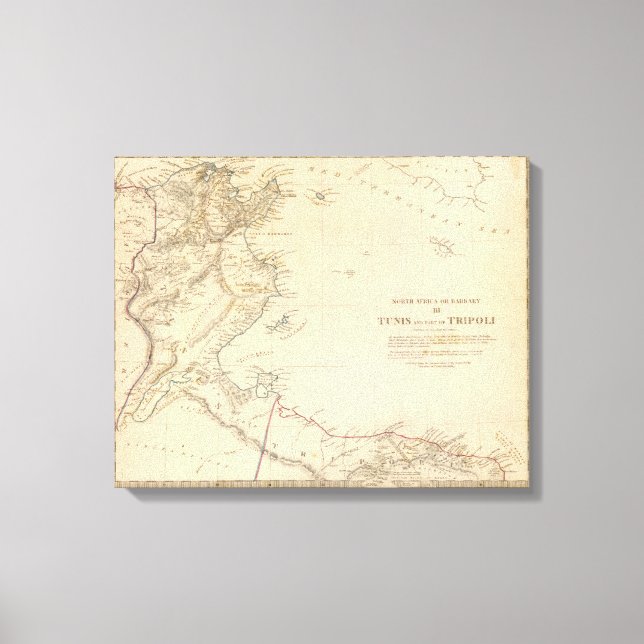 Toile Tunis, Tripoli (Recto)