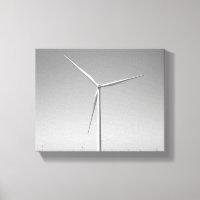 Turbine éolienne noire et blanche en Oklahoma 8x10