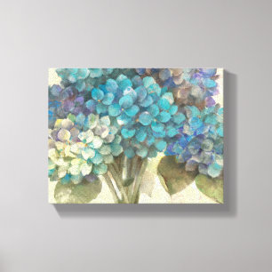 Toile Turquoise hydrangea