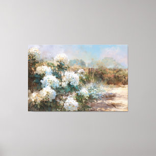 Toile *~* TV2 Art Beach Hydrangea Canvas Imprimer