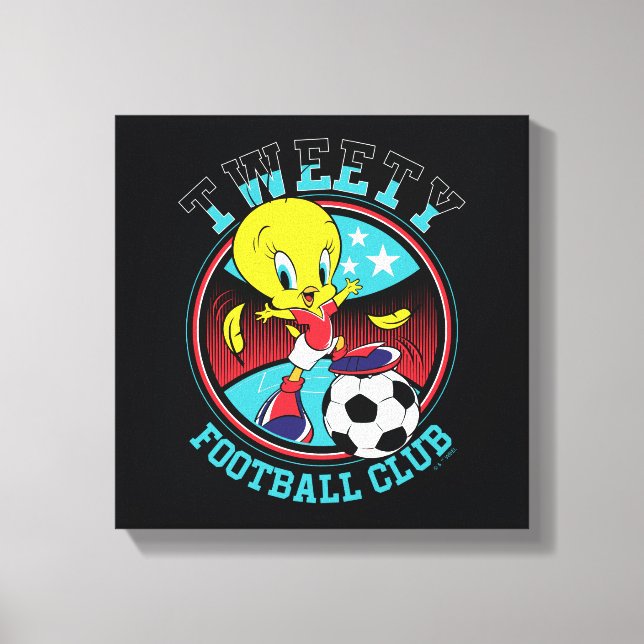 Toile TWEETY™ Football Club Badge (Recto)