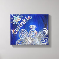 Twinkle Guardian Angel Art enveloppé peinture en t