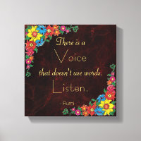 Typographie - Citation inspirante de Rumi