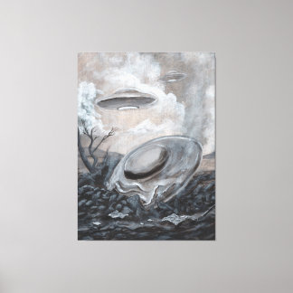Toile UFO, Alien, Roswell Crash